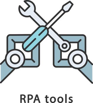 RPA tools color icon