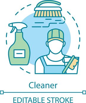 Cleaner concept icon