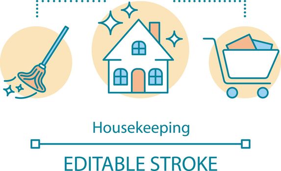 Housekeeping concept icon