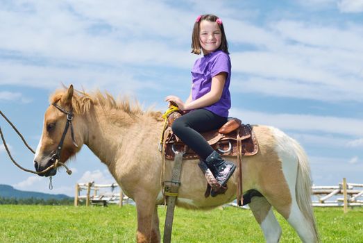 child ride pony