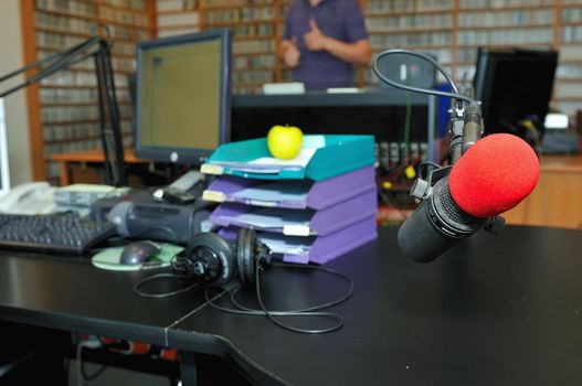 radio station microphone