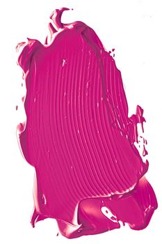 Purple beauty cosmetic texture isolated on white background, smudged makeup emulsion cream smear or foundation smudge, cosmetics product and paint strokes