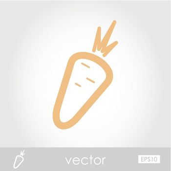 Vector Carrot icon