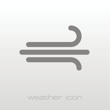 Wind icon. Meteorology. Weather 