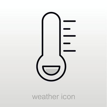 Thermometer Frost Cold icon. Meteorology. Weather 