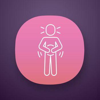 Abdominal pain app icon