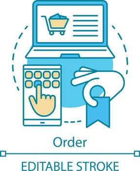 Order concept icon