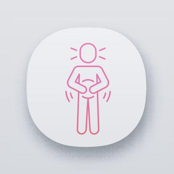 Abdominal pain app icon