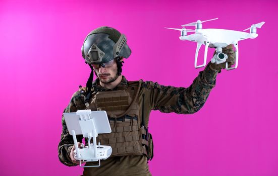 soldier drone pilot technician