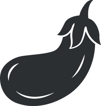 Eggplant glyph icon