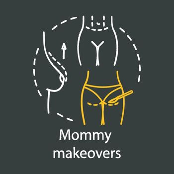 Mommy makeovers chalk icon