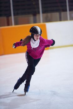 children speed skating