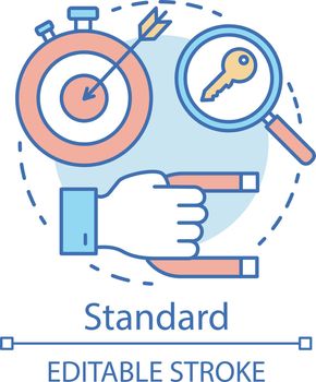 Standard concept icon