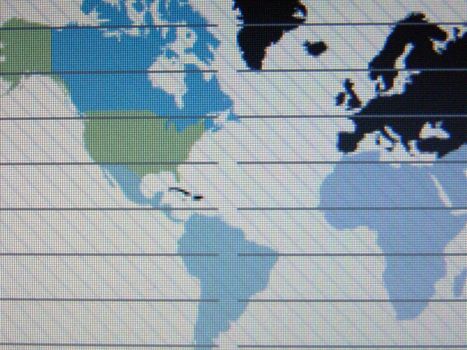 world map macro on tft screen