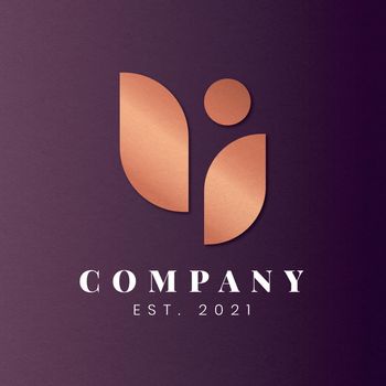 Copper business logo vector modern icon design