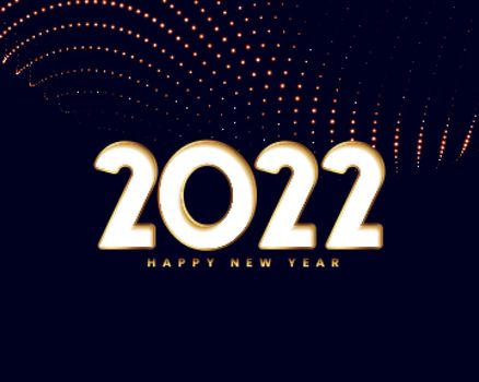 2022 happy new year holiday flyer design