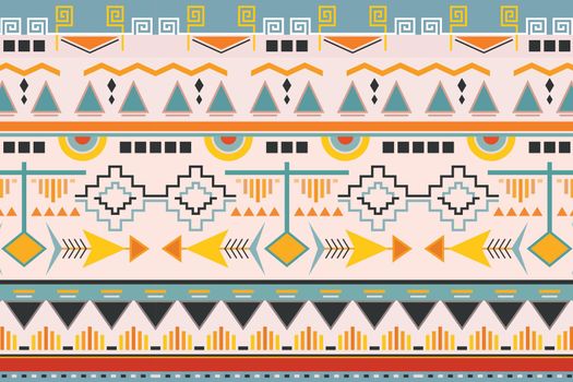 Native American seamless pattern, background vector