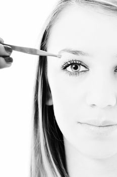 eye brow beauty treatment