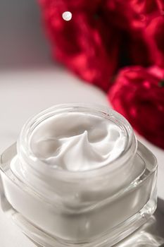 Face cream moisturiser as skincare and bodycare luxury product, home spa and organic beauty cosmetics for natural skin care morning routine