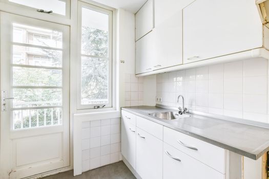 Miniature kitchen in white tones