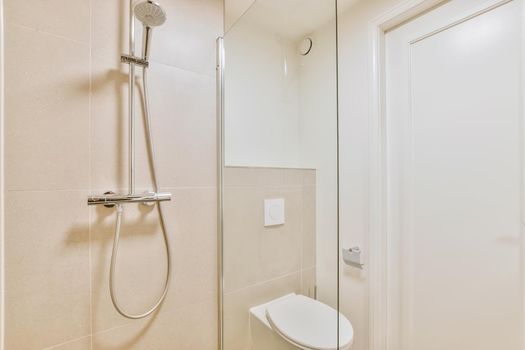 An elegant cozy shower tall