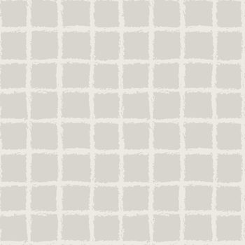 plaid checkered hand drawn seamless pattern light gray delicate color