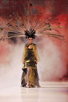 fashion show woman catwalk
