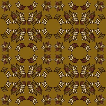 Background pattern with decorative geometric and abstract elements