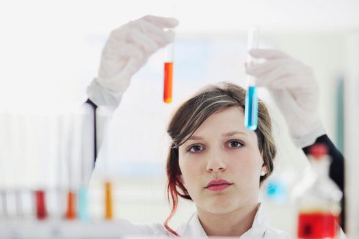 young woman in lab 