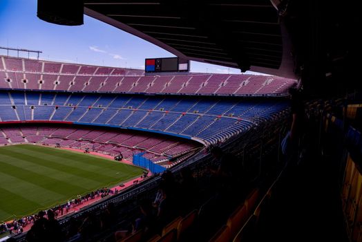 Camp Nou In Barcelona Spain