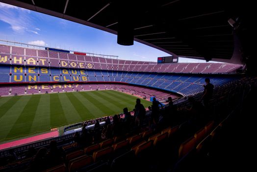 Camp Nou In Barcelona Spain