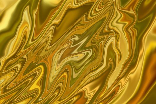 Abstract gold textured liquid background