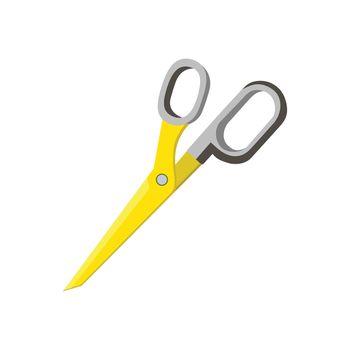 Scissors Flat Design, with Vector Illustration Design