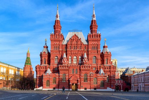 History Museum at Red Square in Moscow,Russia