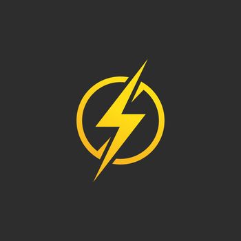 flash thunder bolt illustration vector 