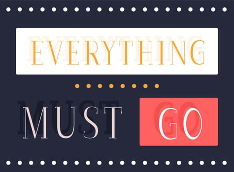 Everything must go promotional banner