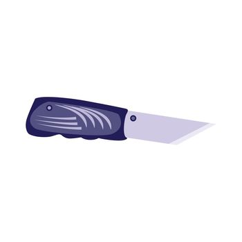 Stationery knife icon isolated on white background Vector illustration