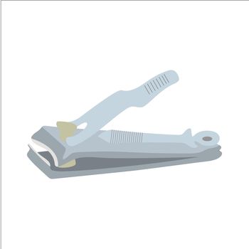 A nail cutter, which is usually used to clean the dirt on the nails as well as carve nails so that they look nice and neat vector illustration