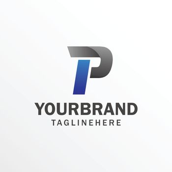 P Letter Logo icon design template elements. Graphic Alphabet Symbol for Corporate Business Identity. Creative Typographic Concept Icon