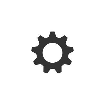 Gear mechanism cogwheel icon. Settings symbol. technical icon. Stock vector illustration isolated