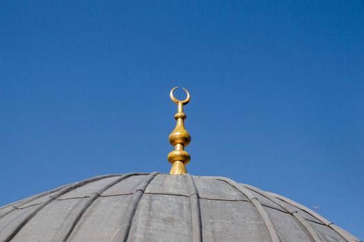 Outer view of dome in Ottoman architecture  