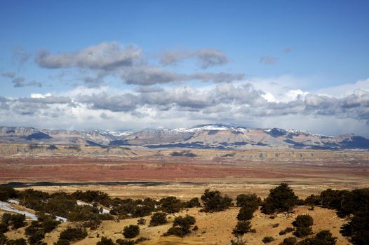 Utah Wilderness Landscape. Utah, U.S.A. Panoramic Utah Wilderness Raw and Rocky Landscape. Nature Photo Collection.