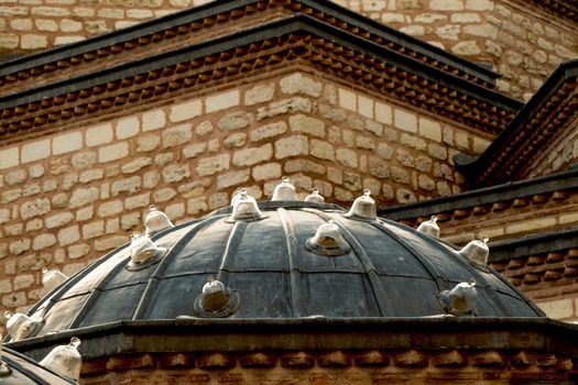 Outer view of dome in Ottoman architecture  in Turkey