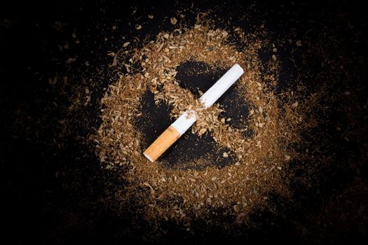  No Tobacco Day poster for say no smoking concept