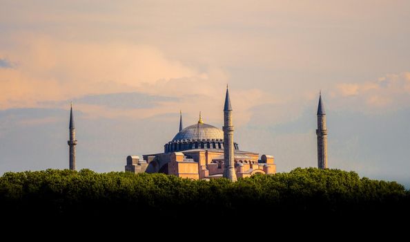 Hagia Sophia,  the world famous monument 