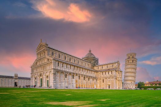 The Leaning Tower in Pisa, Italy