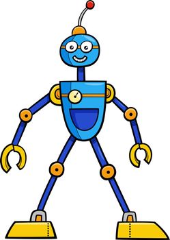 cartoon robot funny fantasy character