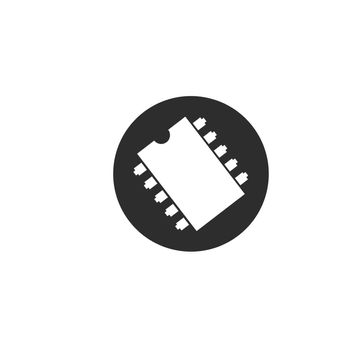 ic electronic component icon illustration vector