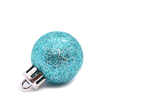 Blue Christmas ornament ball