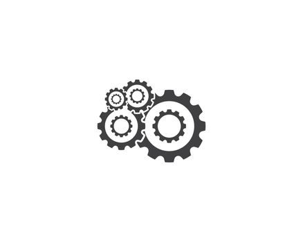 Gear machinery logo vector icon